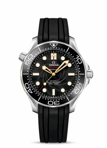 Omega Seamaster Diver 300M Master Co-Axial 42 James Bond Stainless Steel / Black / Rubber 210.22.42.20.01.003 (21022422001003, James Bond, 007)